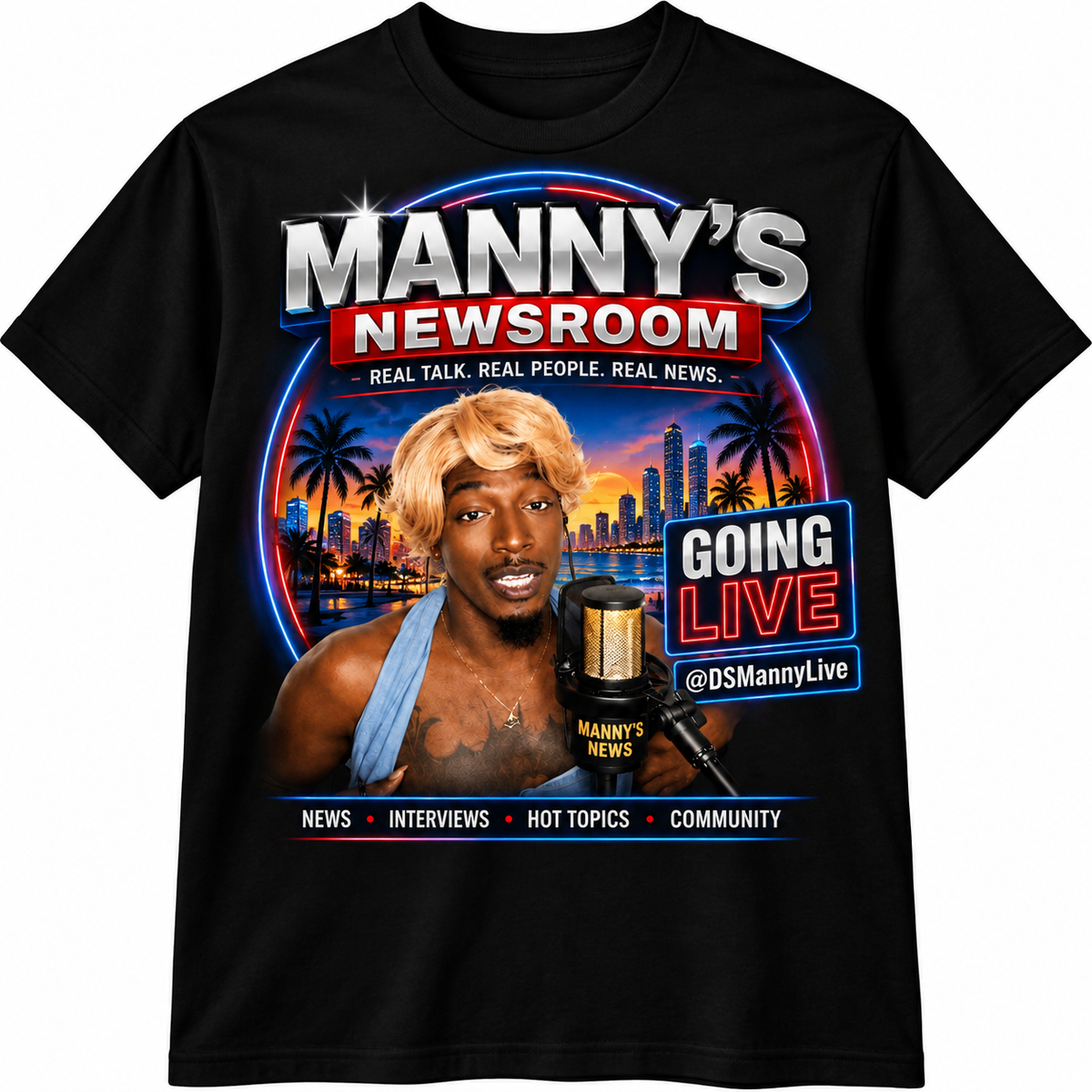 'NewsRoom' Signature Tee