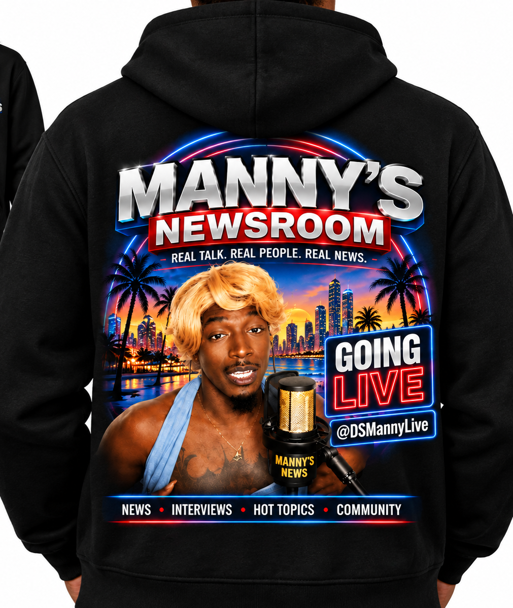 'NewsRoom' Signature Hoodie